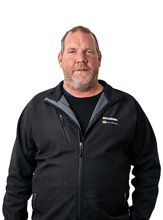 Portrait of Myles Carter, Service Manager at Performance Diesels