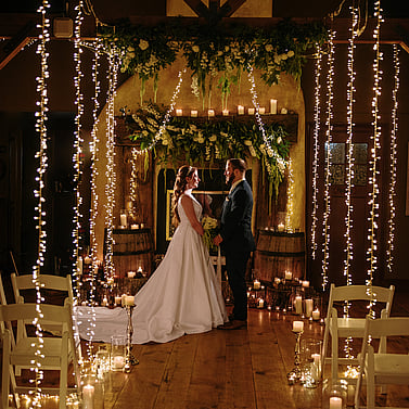 Winter wedding inspiration photo from Kumeu Valley Estate with Bride and Groom