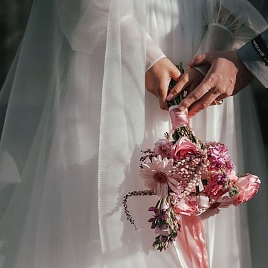 Winter wedding inspiration photo from Kumeu Valley Estate with Bride and Groom