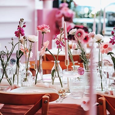 Close up of the bouquet