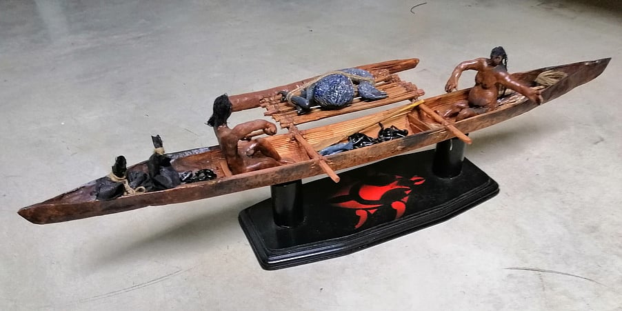 Model Waka Community Collection at Morrinsville Museum