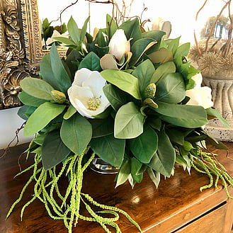 Faux floral styling by Julia Empson, Interior designer and stylist. Waikato, New Zealand