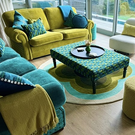 Re-Upholstery and styling by Julia Empson, Interior designer and stylist. Waikato, New Zealand