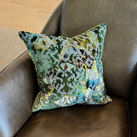 Cushions and fabric samples by Julia Empson, Interior designer and stylist. Waikato, New Zealand