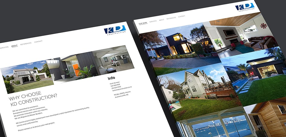 KD CONSTRUCTION - WEBSITE DESIGN & BUILD