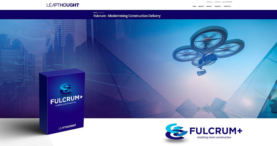 FULCRUM BY LEAPTHOUGHT - WEBSITE GRAPHICS