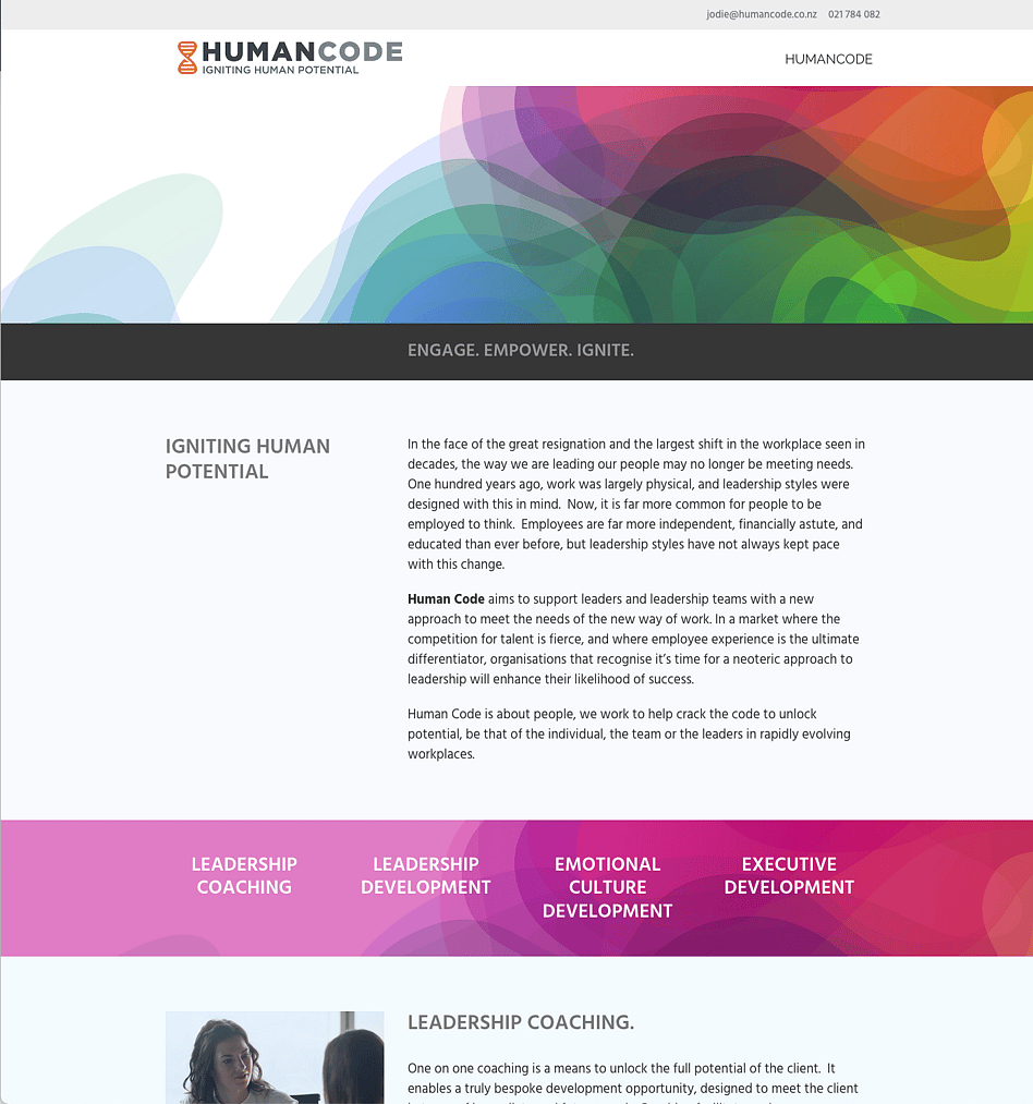 HUMANCODE - WEBSITE DESIGN & BUILD