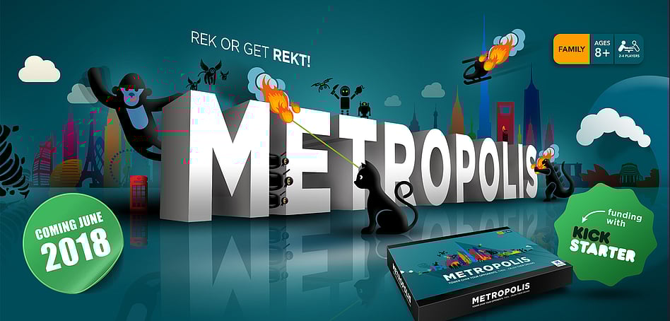 METROPOLIS BOARD GAME - BOARD GAME CREATION & DESIGN