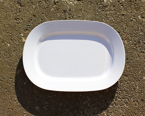 oval melamine platter