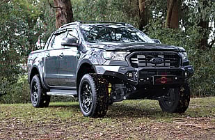Featuring a Drivetech4x4 Rival Aluminium Bull Bar with LED Fog Lights & OME Suspension