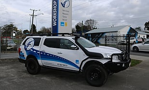 2016 Nissan NP300 Featuring an ARB Summit Bar, KingOne KDS9 Winch, Drivetech4x4 Spot Lights, ARB Under Vehicle Protection, ARB Recovery Point, ARB Summit Side Rails & Steps, Safari Snorkel, ARB Summit Rear Step Tow Bar, OME Suspension Lift, Mickey Thompson Deegan 38 Tyres, 16" Dynamic Steel Wheels, Rhino Rack Pioneer Platform with Drivetech4x4 Lightbar and GSE Alpha Canopy with Central Locking