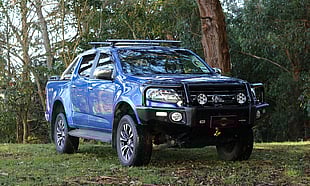 2019 Holden Colorado Featuring an ARB Summit Bar , KingOne Raptor Winch, OME Suspension Lift and Great White Spot Lights