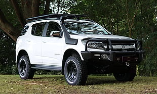 2019 Holden Trailblazer Featuring an ARB Summit Bar, Runva Winch, Safari Snorkel, OME Suspension Lift, RhinoRack Pioneer Platform, Black Steel Wheels & Monsta Mud Tyres