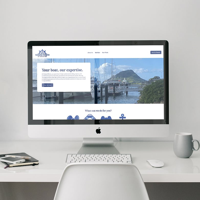 Vickers Marine Website