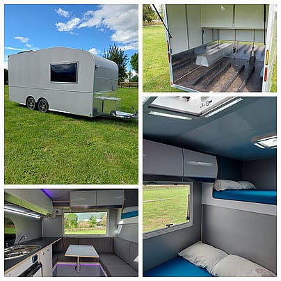 enclosed holiday trailer