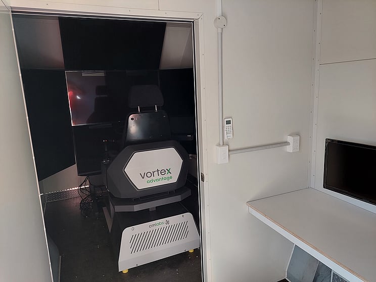 simulator trailer trailer