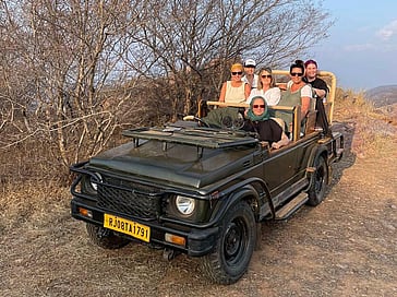 Travel Tours in India - enjoying an off road adventure