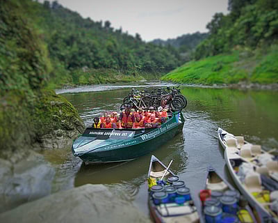 Bridge to Nowhere One Day Mountain Bike Jet Boat Ride