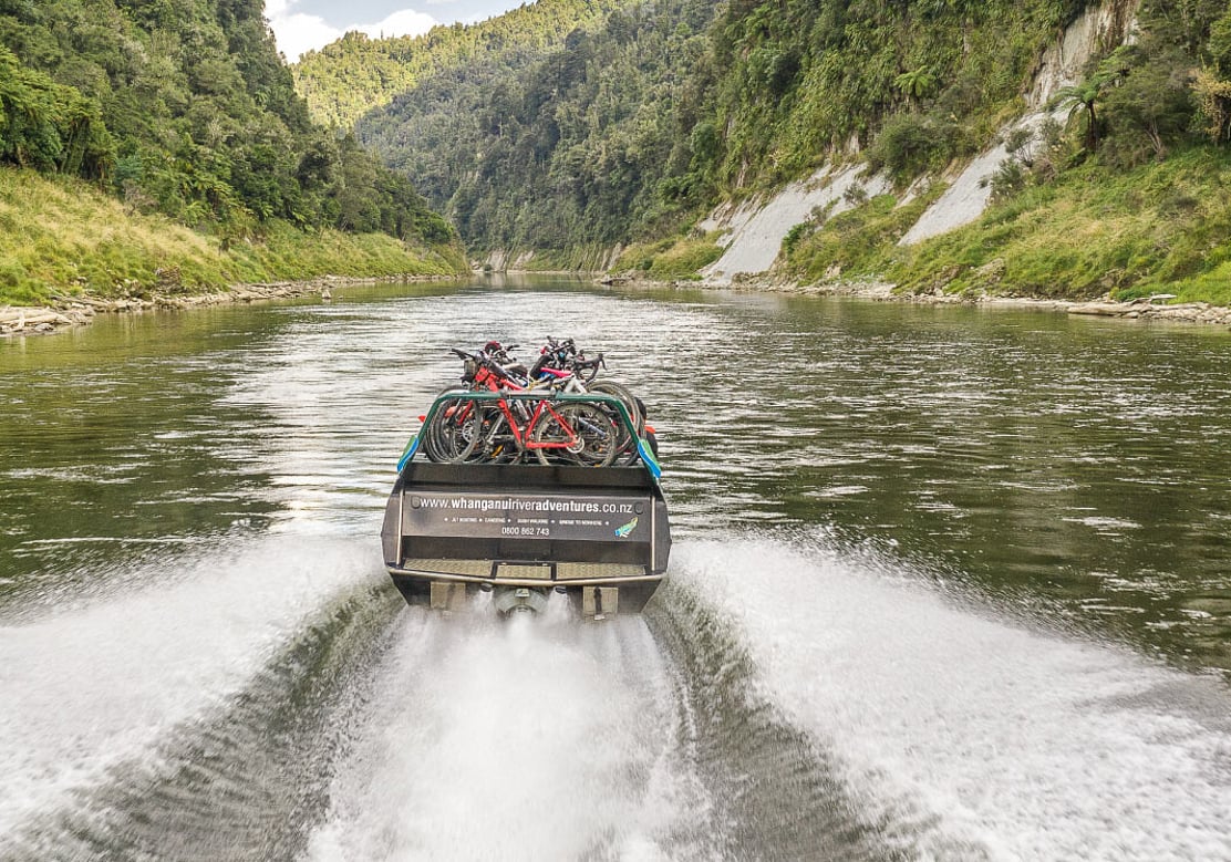 Bridge to Nowhere One Day Mountain Bike Jet Boat Ride