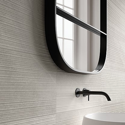Shale Moon Ribbed Cambridge Tiles