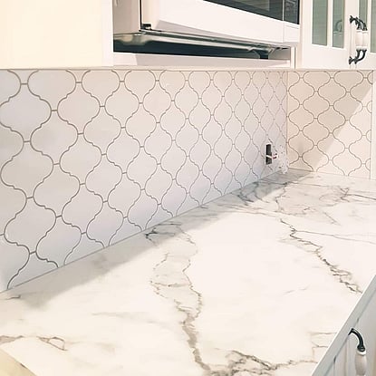 Alhambra White Gloss Cambridge Tiles