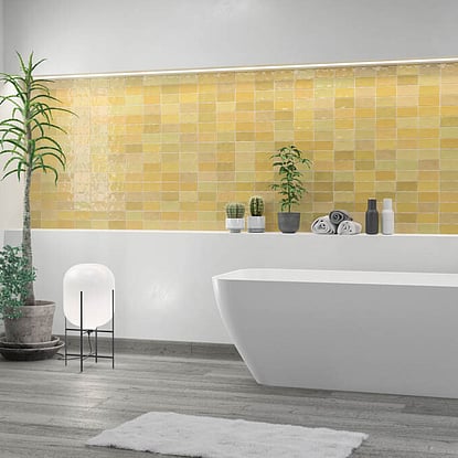 Fez Mustard Gloss Cambridge Tiles