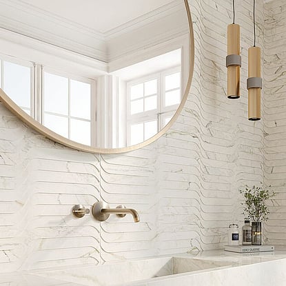 Apuano Oro Stream Cambridge Tiles