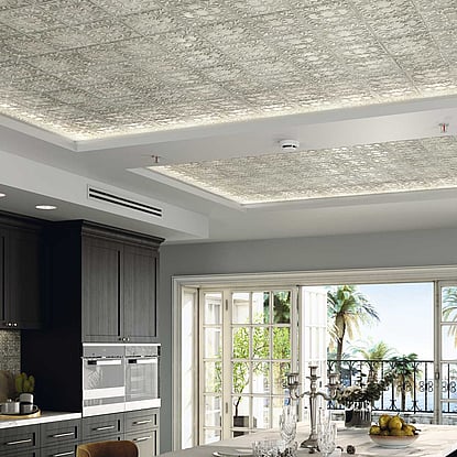 Tin Tile Zinc ceiling Cambridge Tiles