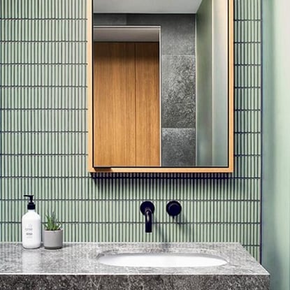 Mosaic Finger Verde Cambridge Tiles