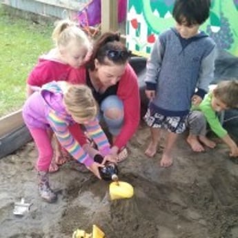 Sprouts Dannevirke sandpit fun