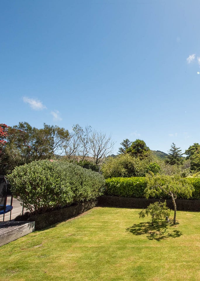 Freshly mowed lawn, Karori, Wellington.