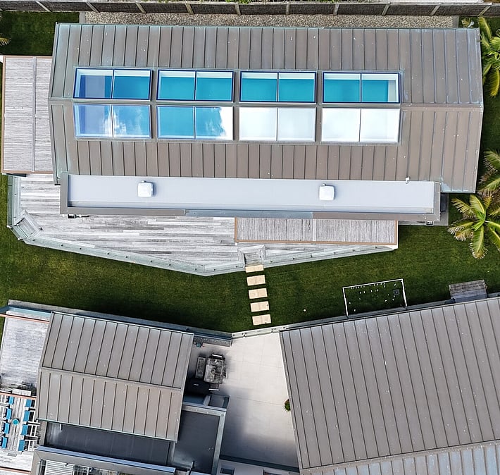 Parker Architecture - Waihi Beach Pool House Aerial