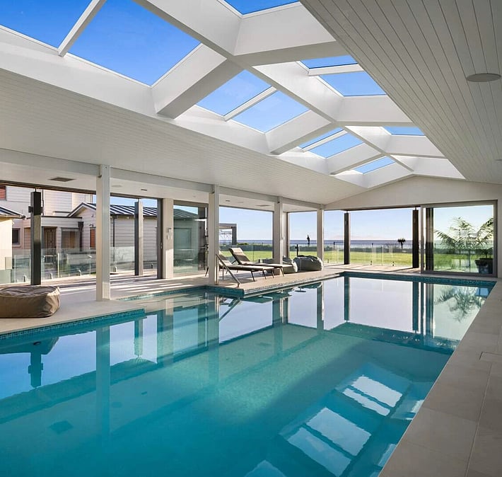 Parker Architecture - Waihi Beach Pool House Interior