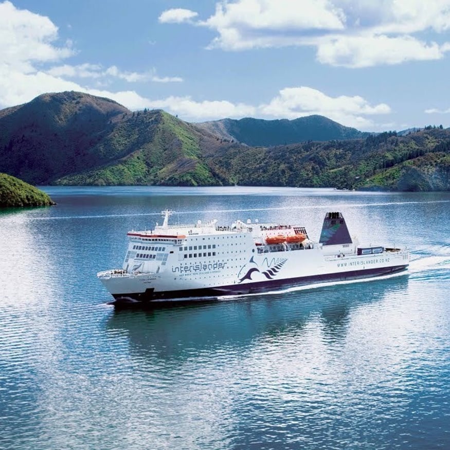 Interislander ferry crossing Cook Strait