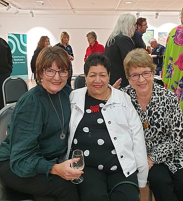 Jane, Rose and Lynee enjoyed a lovely evening at the MPDC Volunteers event