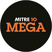RDA sponsor, Mitre10 Mega Cambridge logo