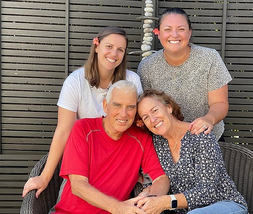 Malcom's journey with oesophageal cancer as told by his wife, Loreta