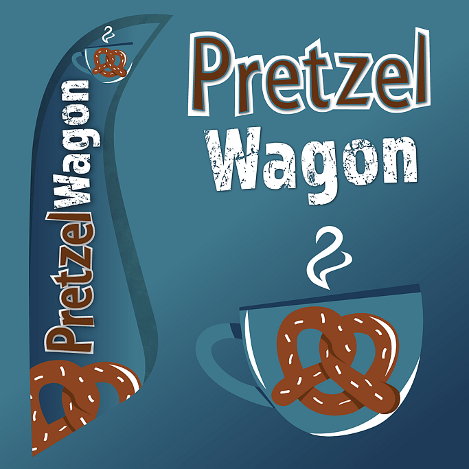 Pretzel Wagon Branding by Spotta Design