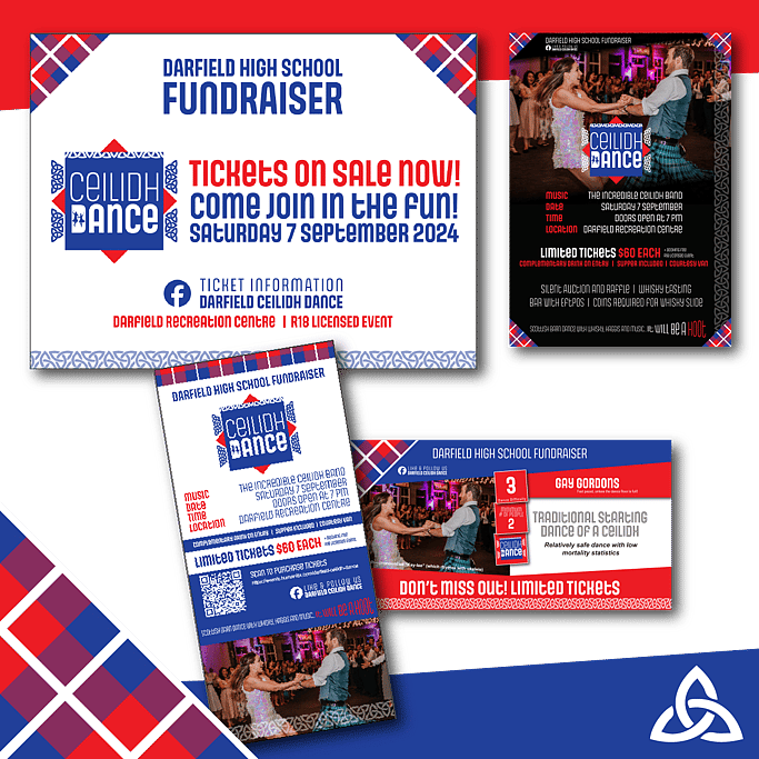 Darfield Ceilidh Dance Branding by Spotta Design