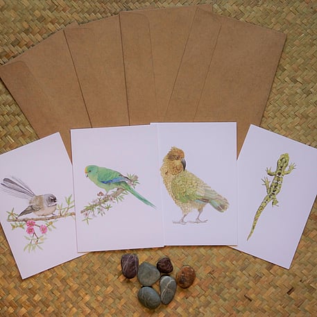 New Zealand wildlife greeting cards