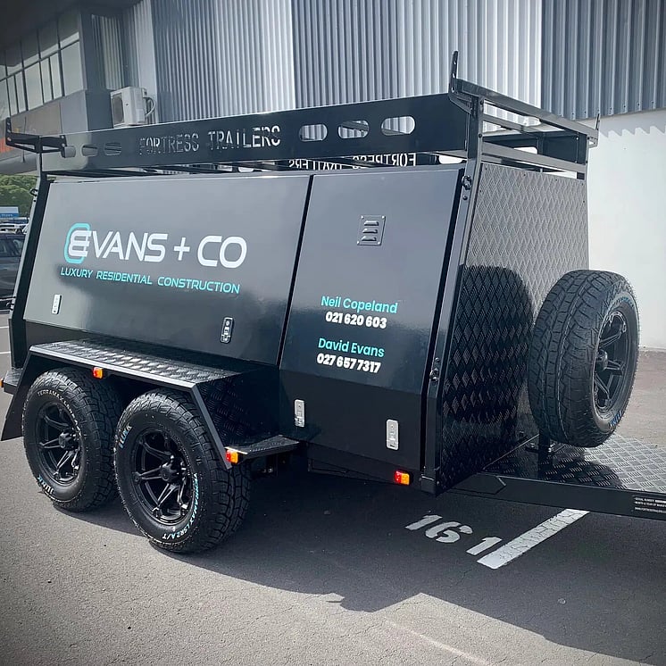Evans + Co tradesman trailer