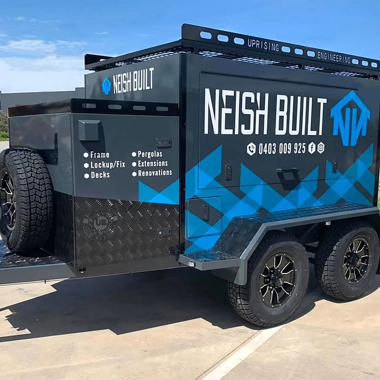 Neish Built tradesman trailer