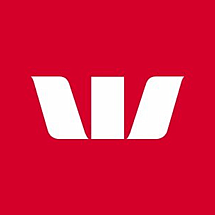 Westpac logo in red square