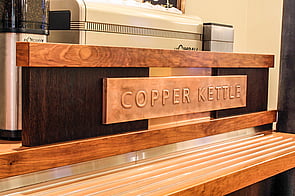 Steel embossed logo | Design Steel | Auckland