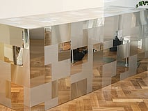 Mirror steel retail counter | Design Steel | Auckland
