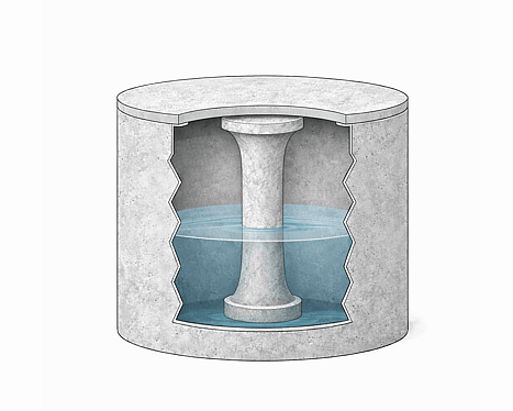 Water tank with Centre Column