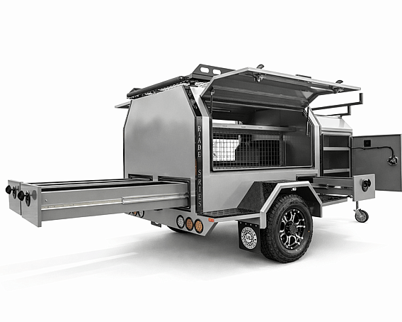 Pro Trade Series TP75 back view showing length of drawers