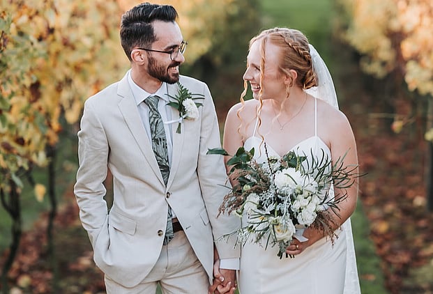 Classic Fresh White Wedding bouquet always in style by Raglan Florist Wild About Eve