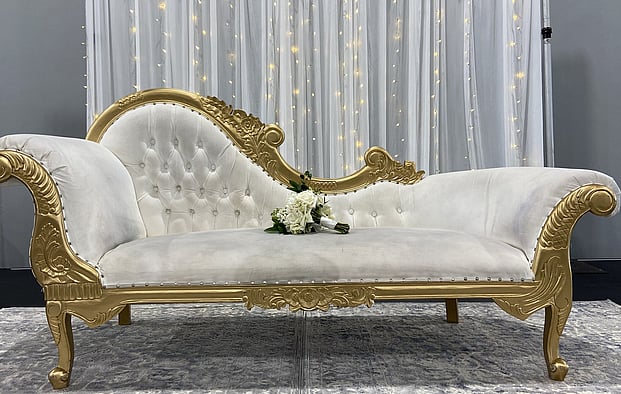 White roses and gypsophila wedding bouquet by Raglan Florist Wild About Eve