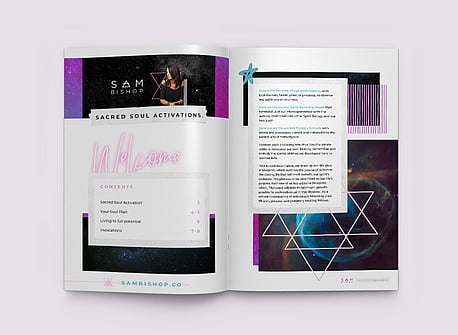 Sam Bishop Sacred Soul Activations Workbook